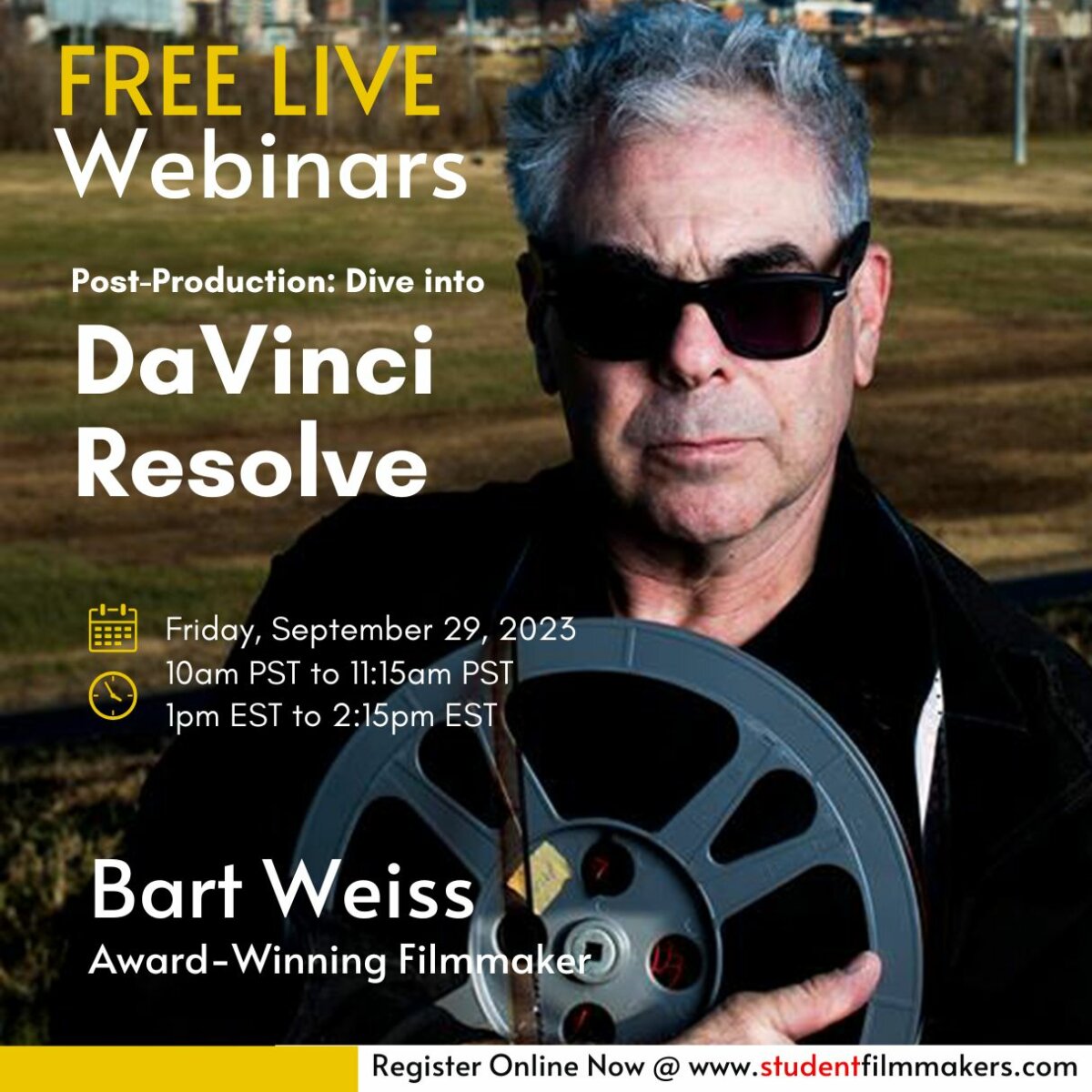 Post-Production: Dive into Da Vinci Resolve with Bart Weiss