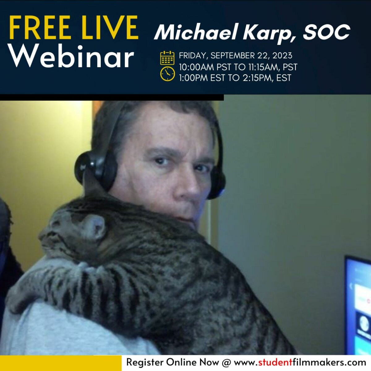 Revealing the Secrets of the Universe Through Cinema with Michael Karp, SOC