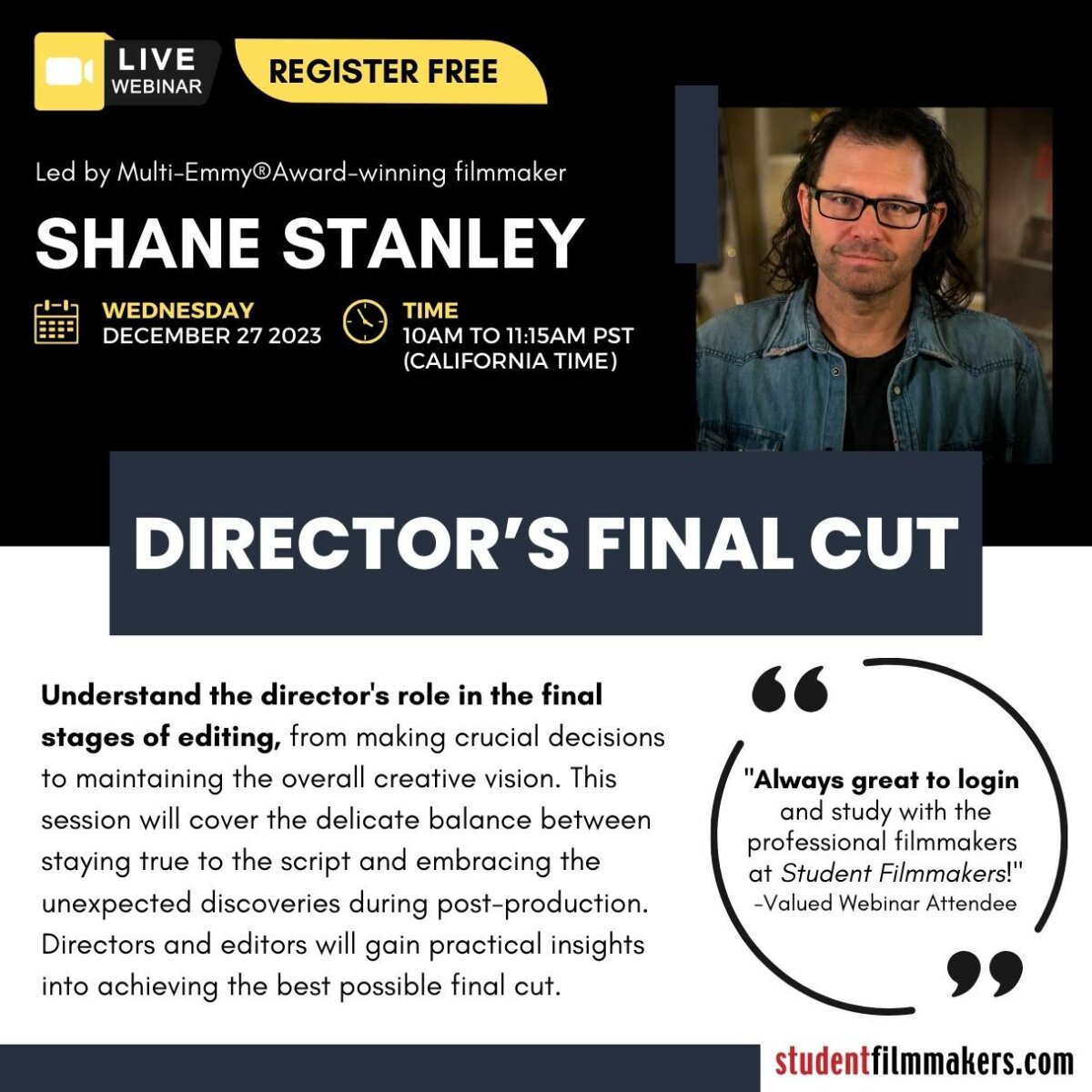 Shane Stanley - Directors Final Cut